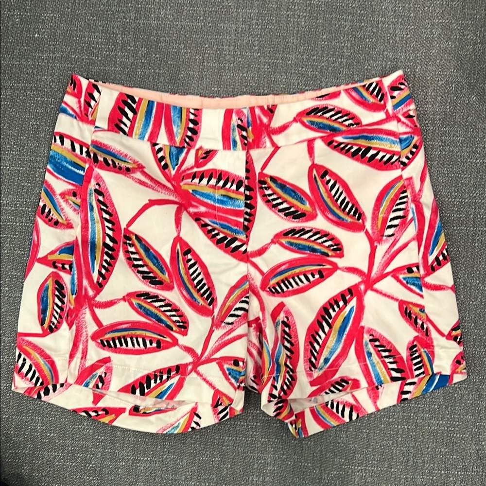 Tropical Leaf Print Women's Shorts